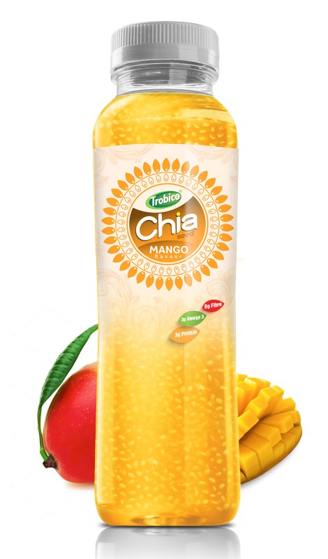 350ml Chia Seed Mango Flavour Pet bottle